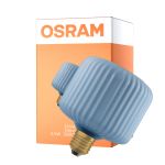 Osram Decor LED Lamp Blå Glas E27 3.5W 300lm - 827 Ekstra Varm Hvid | Erstatter 25W