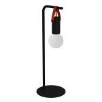 Eglo Bordlampe Apricale Sort, Brun | Egnet til 1x E27