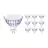 Fordelspakke 10x Philips Master Value LED Spot GU5.3 MR16 5.8W 450lm 36D - 927 ekstra varm hvid | bedste farvegengivelse - dæmpbar - erstatter 35W
