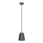 Emibig Pendel Lampe Bolero Stål Sort | Egnet til 1x E27 - Max 15W