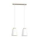 Emibig Pendel Lampe Bolero Stål Hvid | Egnet til 2x E27 - Max 15W