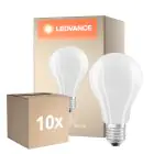 Fordelspakke 10x Ledvance Classic LED E27 Pære filament matt 17W 2452lm - 840 kold hvid | erstatter 150W