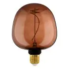 Eglo LED Globe E27 Filament Guld 4W 40lm - 820 Ekstra Varm Hvid | Dæmpbar - Erstatter 15W